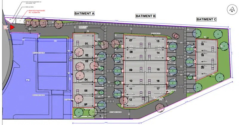 Local d'activités dans Muret à vendre Plan de site– Image 1 sur 2