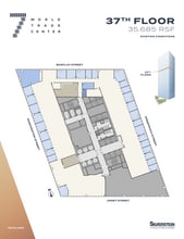 7 World Trade Center, New York, NY à louer Plan d’étage– Image 1 sur 2