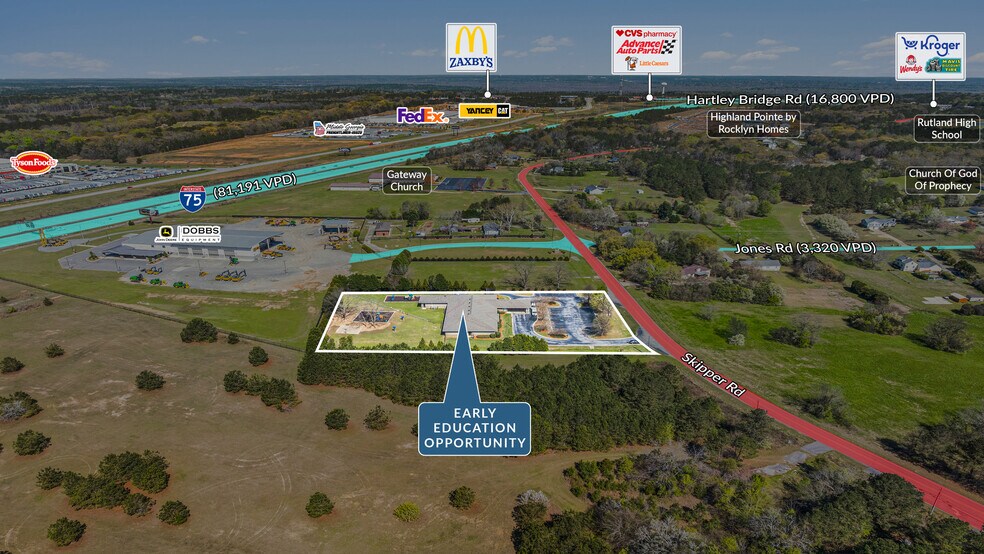 6625 Skipper Rd, Macon-Bibb, GA à vendre - Photo de l’immeuble – Image 2 sur 6