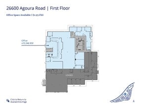 26610 Agoura Rd, Calabasas, CA à louer Plan d’étage– Image 1 sur 1