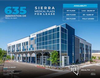 Plus de détails pour 635 Innovation Dr, Reno, NV - Bureau/Médical à louer