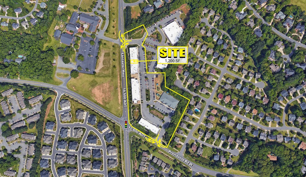 11926 Providence Rd W, Charlotte, NC à louer - Aérien – Image 2 sur 3