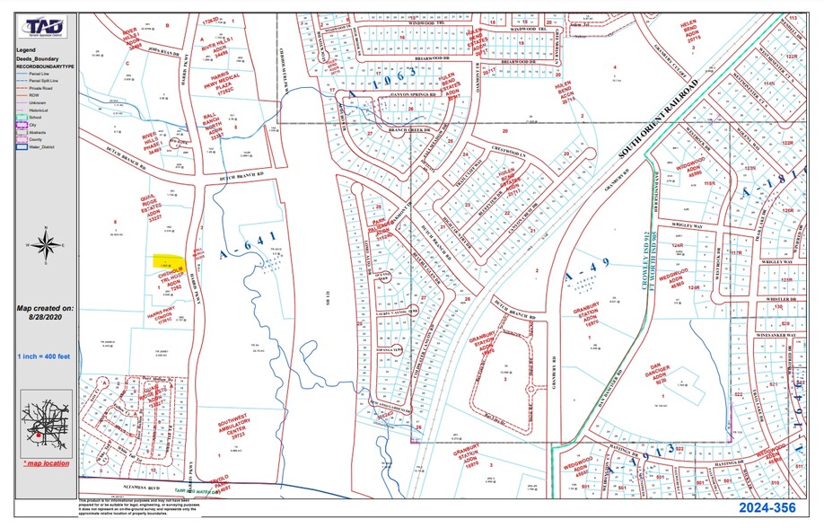 6900 Harris Pky, Fort Worth, TX à louer - Plan cadastral – Image 3 sur 3
