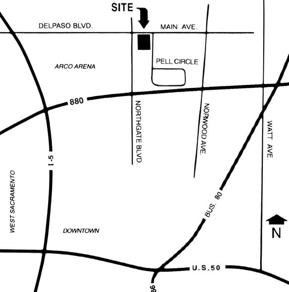 10 Main Ave, Sacramento, CA à louer - Plan de site – Image 3 sur 7