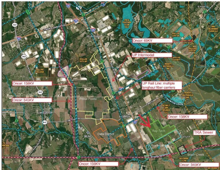 600 Mars Rd, Wilmer, TX à vendre - Aérien – Image 2 sur 12