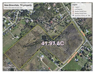 Plus de détails pour FM 725 rd, New Braunfels, TX - Terrain à vendre