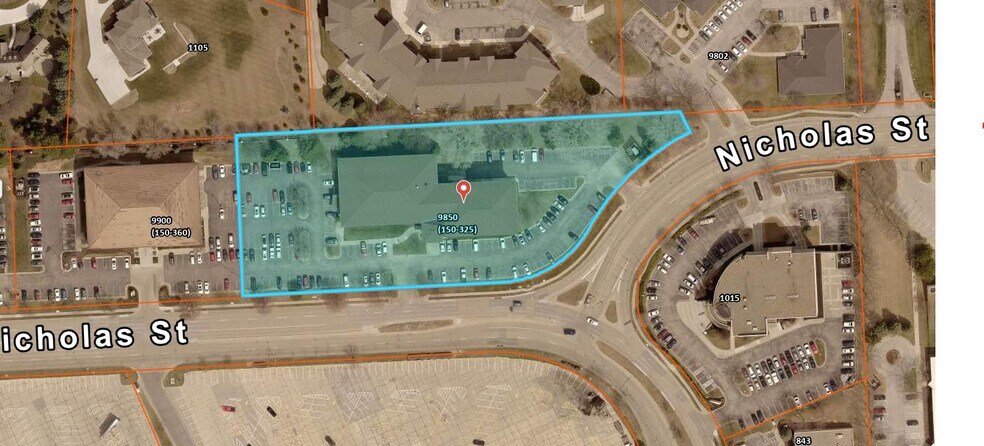 9850 Nicholas St, Omaha, NE à louer - Plan cadastral – Image 2 sur 8