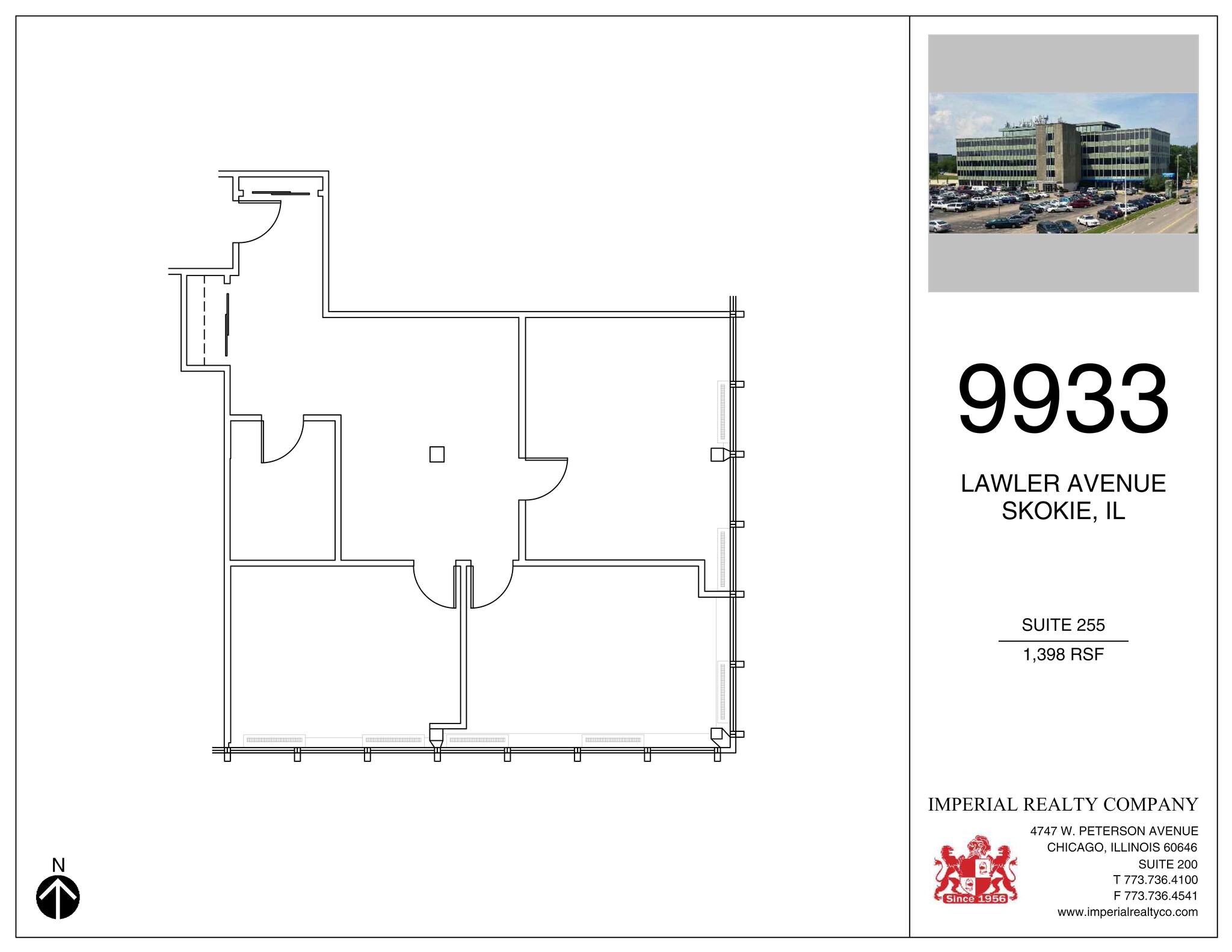 9933 Lawler Ave, Skokie, IL à louer Plan de site– Image 1 sur 1