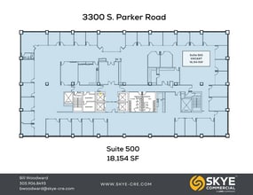 3300 S Parker Rd, Aurora, CO à vendre Plan d’étage– Image 1 sur 1