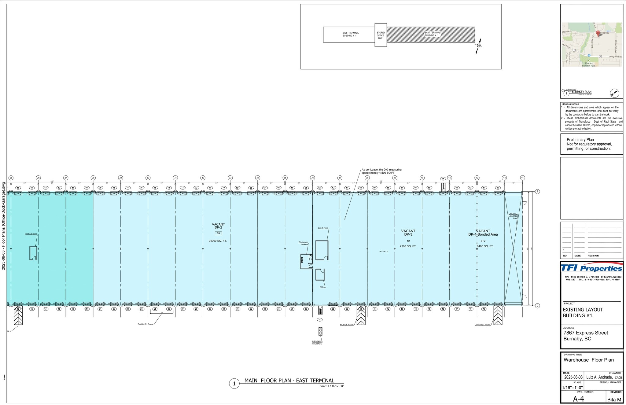 7867 Express St, Burnaby, BC à louer Plan de site– Image 1 sur 1