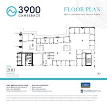 3900 E Camelback Rd, Phoenix, AZ à louer Plan d’étage– Image 1 sur 1