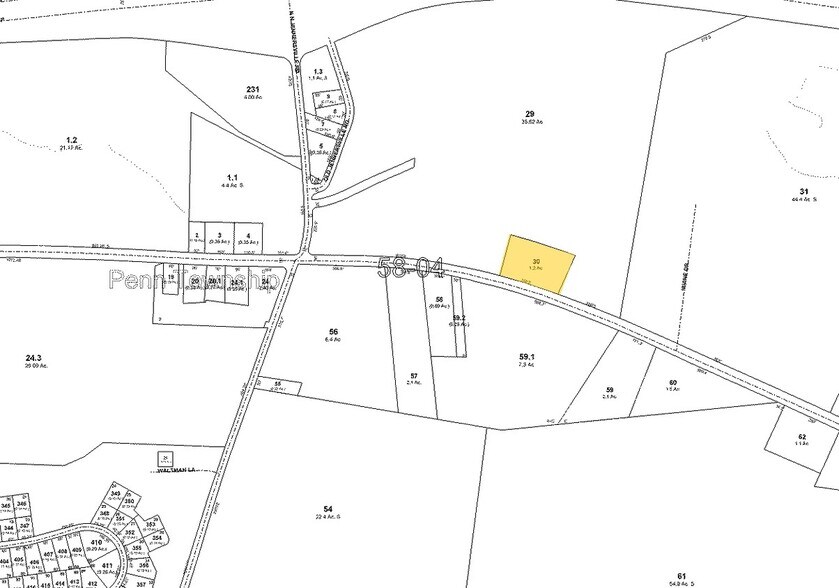 650 W Baltimore Pike, West Grove, PA à vendre - Plan cadastral – Image 3 sur 10