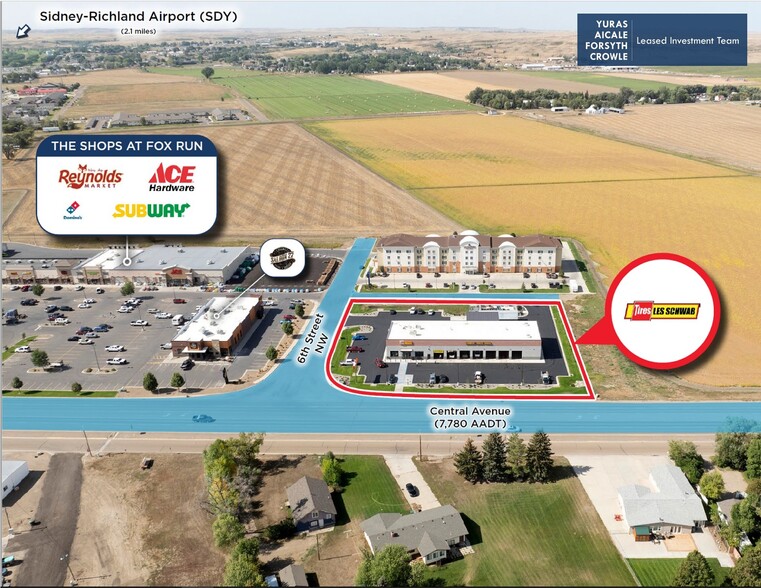 600 N Central Ave, Sidney, MT à vendre - Photo de l’immeuble – Image 3 sur 6
