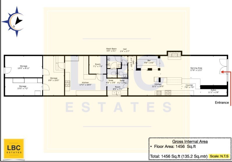 39 Station Rd, Londres, LND NW10 4UP - Lot 39 -  - Plan d’étage - Image 1 of 6