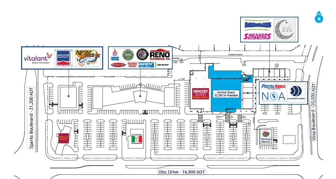 1200-1390 Disc Dr, Sparks, NV à louer Plan de site– Image 1 sur 2