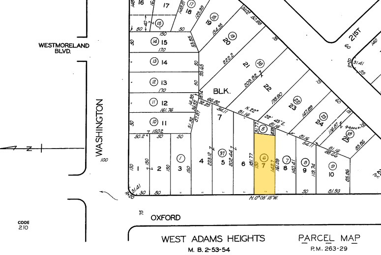 1930 S Oxford Ave, Los Angeles, CA à vendre - Plan cadastral – Image 2 sur 99