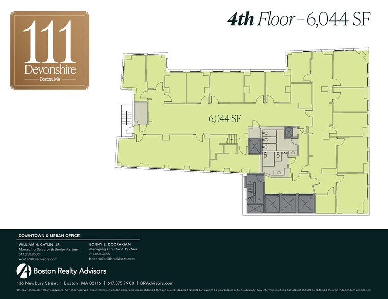 111 Devonshire St, Boston, MA à louer - Plan d’étage – Image 3 sur 11