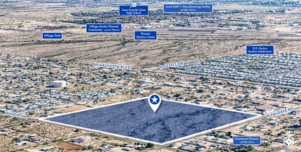 N Faldale Rd, Casa Grande, AZ - Vue aérienne  vue de carte - Image1