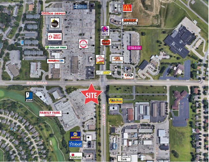 1230 N Washington St, Papillion, NE à vendre Aérien– Image 1 sur 3