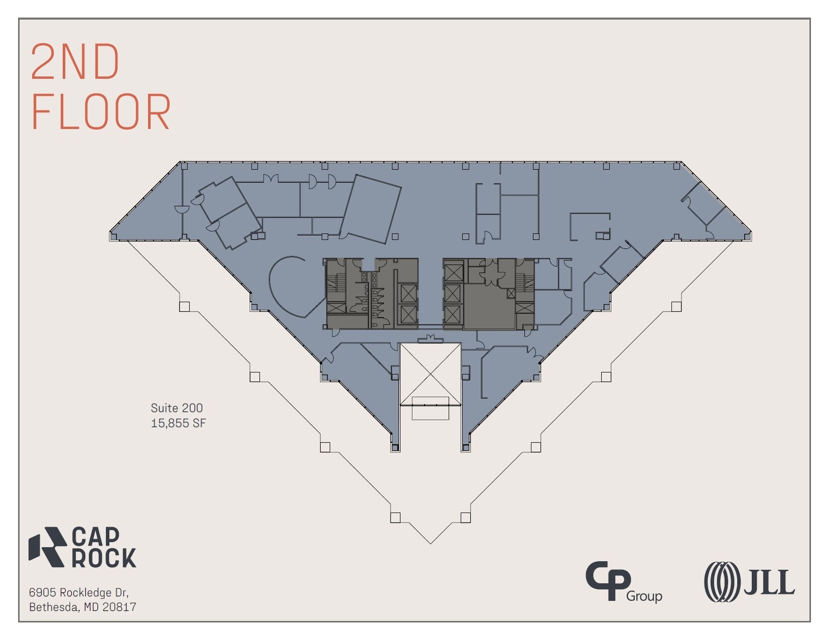 6903 Rockledge Dr, Bethesda, MD à louer Plan d’étage– Image 1 sur 1