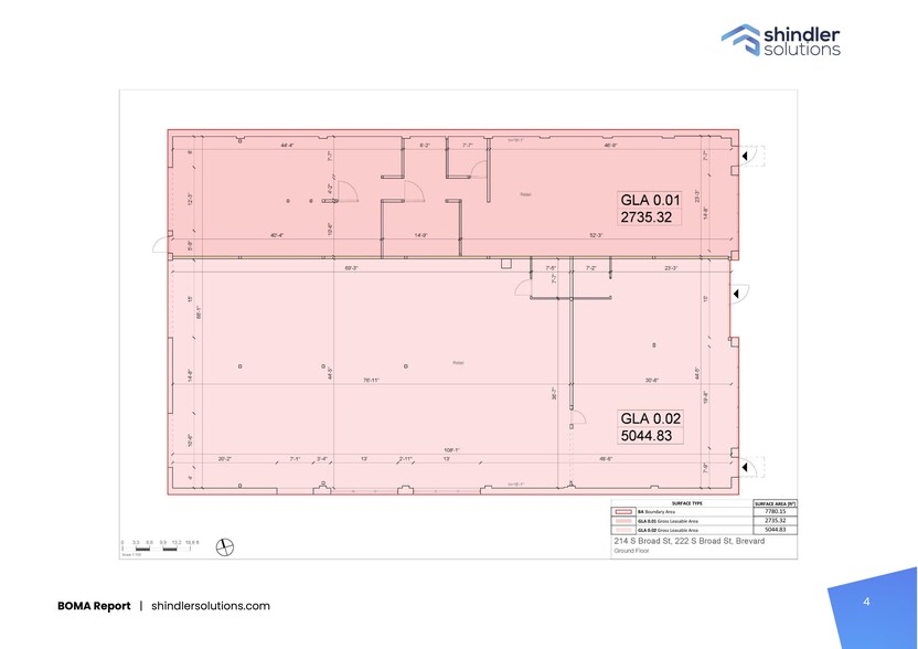 214 S Broad St, Brevard, NC à louer - Plan de site – Image 2 sur 3