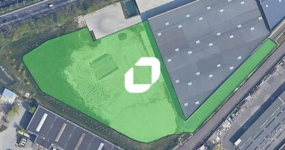 La Courneuve, SSD - Vue aérienne vue de carte