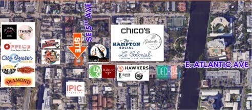 419 E Atlantic Ave, Delray Beach, FL à louer - Aérien – Image 2 sur 2
