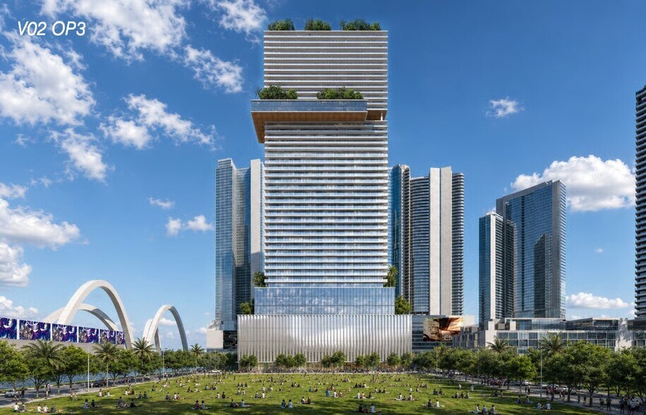 1001 NE 1st Ave, Miami, FL à vendre - Photo de l’immeuble – Image 2 sur 2