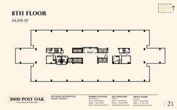 3000 Post Oak Blvd, Houston, TX à louer Plan d’étage– Image 1 sur 1