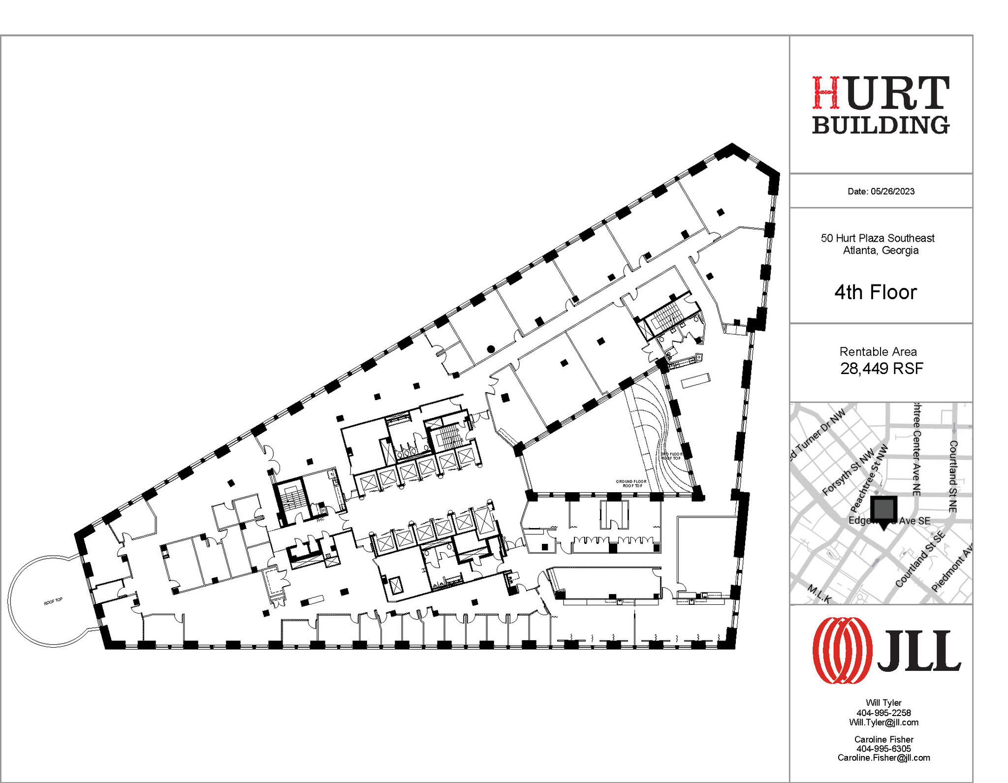 50 Hurt Plz SE, Atlanta, GA à louer Plan d’étage– Image 1 sur 1