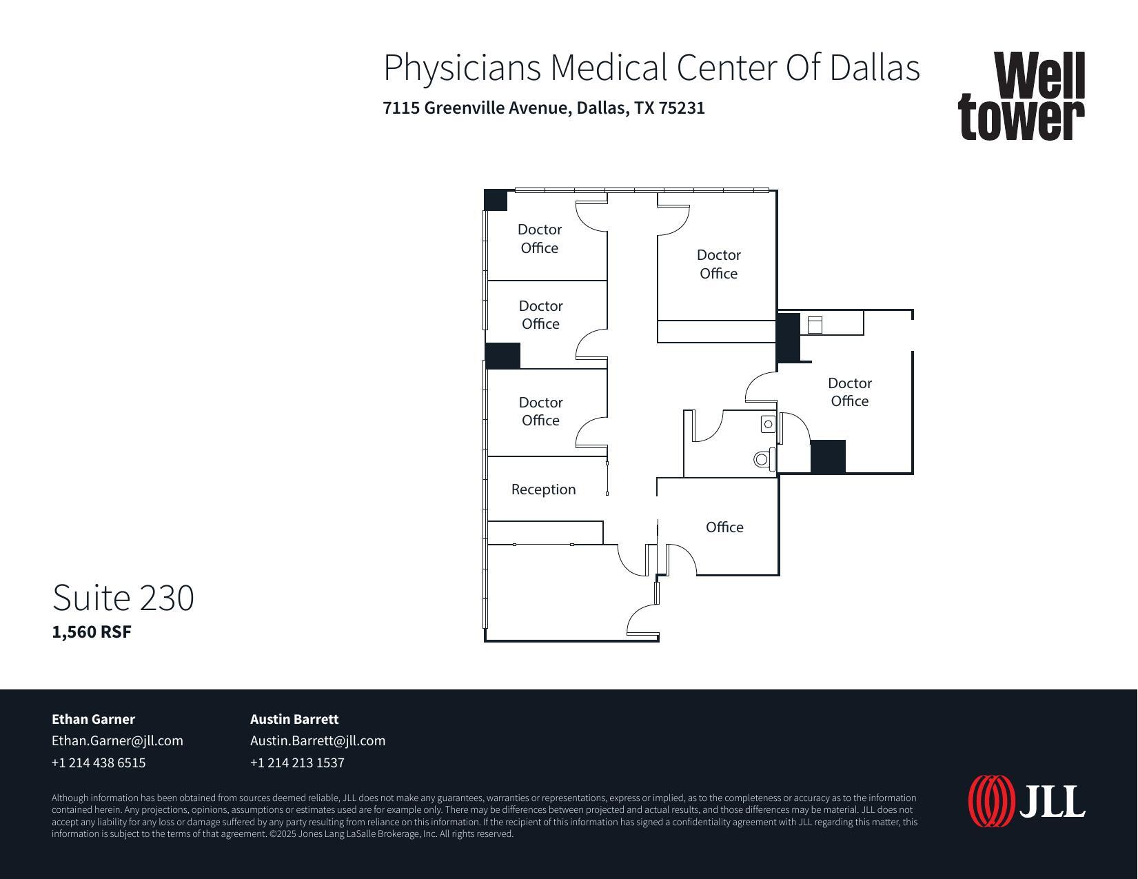 7115 Greenville Ave, Dallas, TX à louer Plan d’étage– Image 1 sur 1
