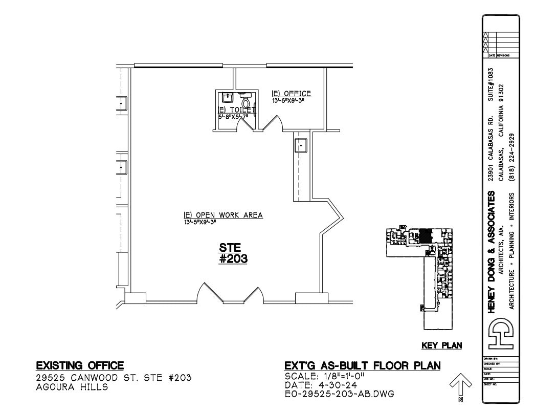 29525 Canwood St, Agoura Hills, CA à louer Plan d’étage– Image 1 sur 1