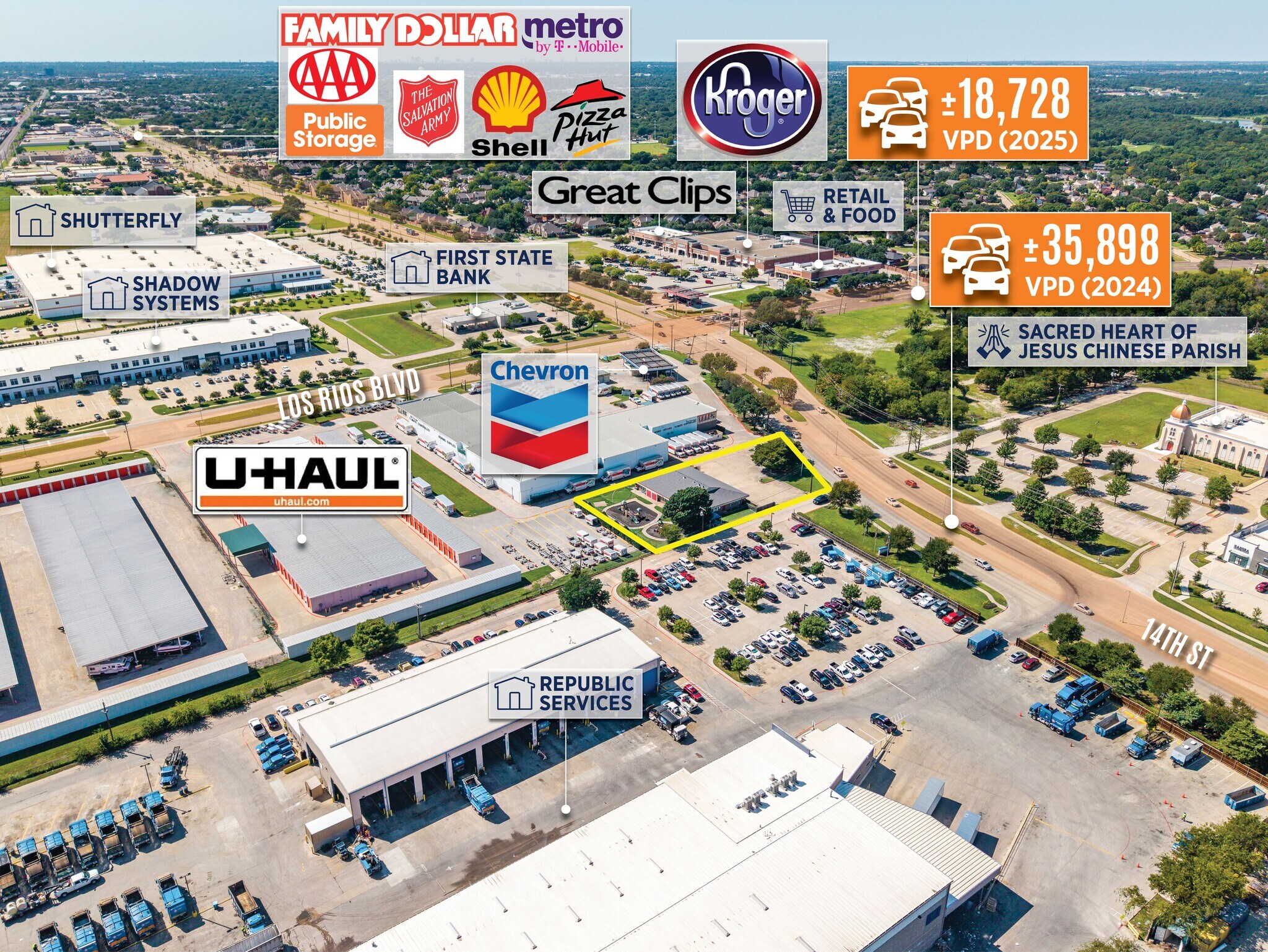 4120 E 14th St, Plano, TX à vendre Photo de l’immeuble– Image 1 sur 16