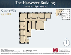 180 N Michigan Ave, Chicago, IL à louer Plan d’étage– Image 1 sur 1