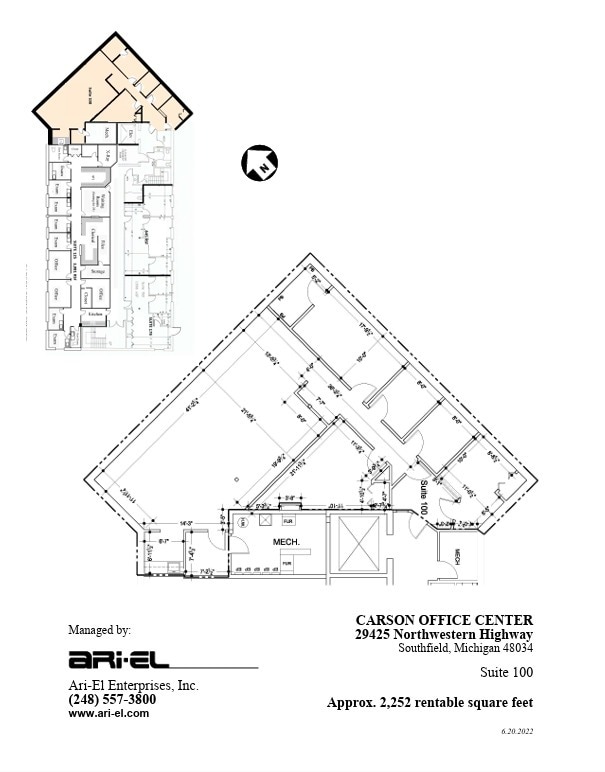 29355 Northwestern Hwy, Southfield, MI à louer Plan d’étage– Image 1 sur 1