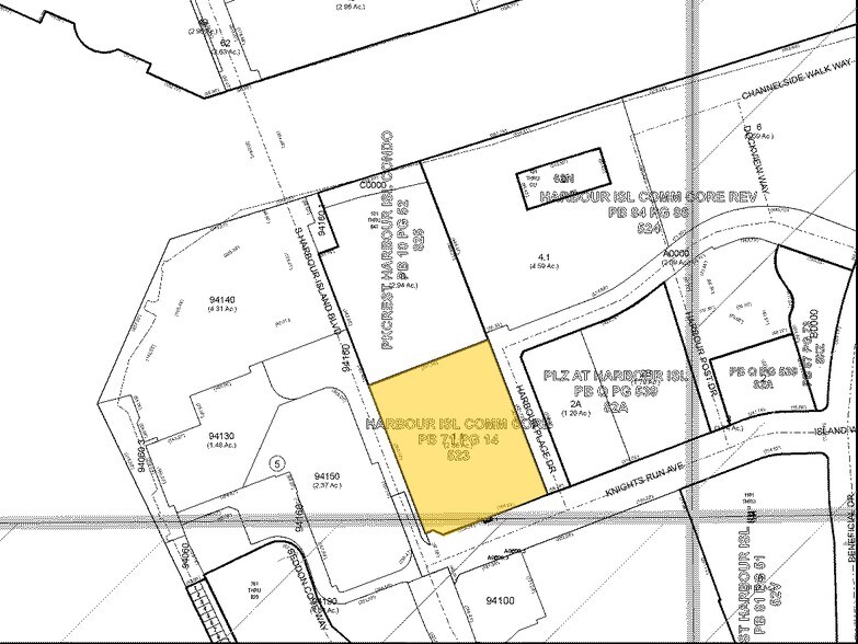 302 Knights Run Ave, Tampa, FL à louer - Plan cadastral – Image 2 sur 15
