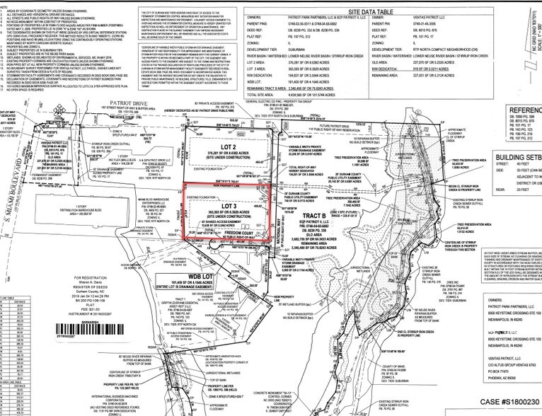 2 Freedom Ct, Durham, NC à louer - Plan cadastral – Image 2 sur 6