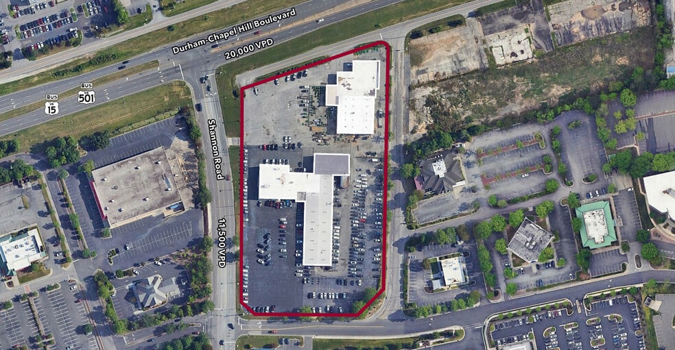 3823 Durham Chapel Hill Blvd, Durham, NC à vendre - Aérien – Image 2 sur 6