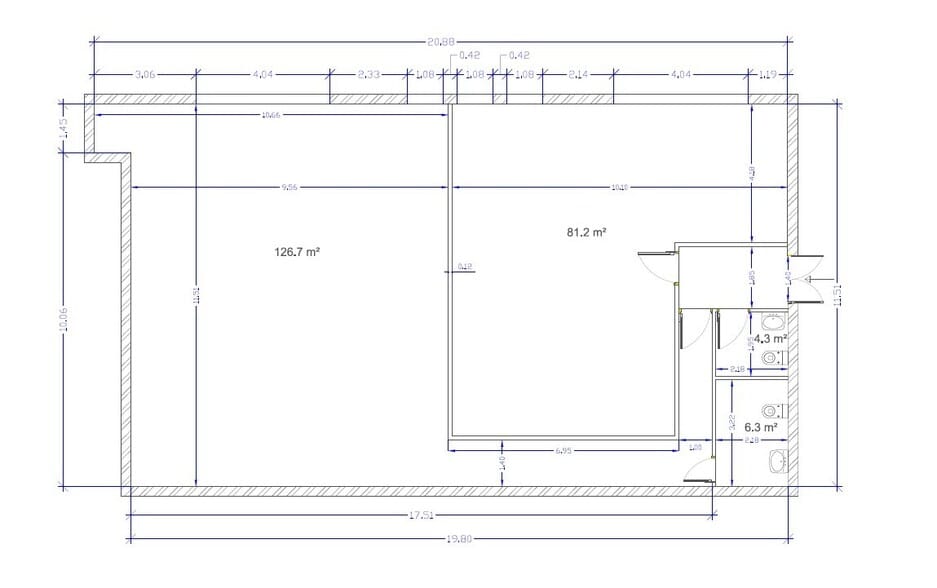 Bureau dans Aubagne à louer - Plan d’étage – Image 3 sur 3