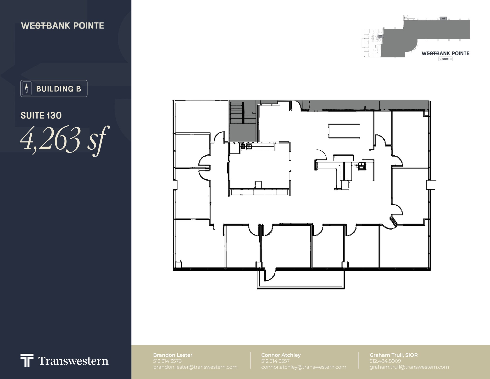 4301 Westbank Dr, Austin, TX à louer Plan de site– Image 1 sur 1