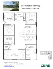5550 Granite Pky, Plano, TX à louer Plan d’étage– Image 1 sur 1