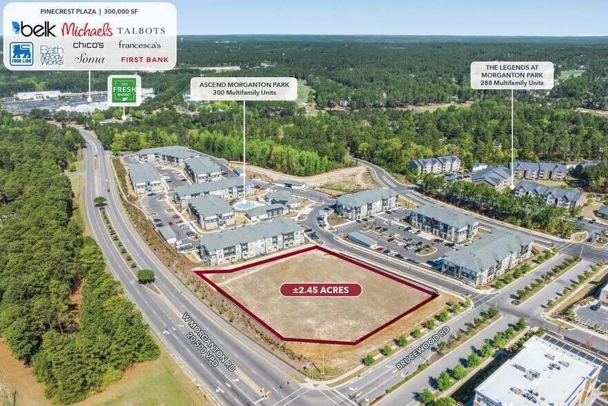 Morganton Rd, Southern Pines, NC à vendre - Photo de l’immeuble – Image 2 sur 3