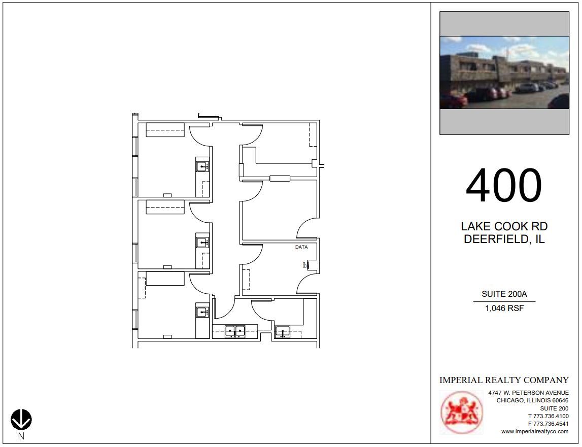400 Lake Cook Rd, Deerfield, IL à louer Plan d’étage– Image 1 sur 7