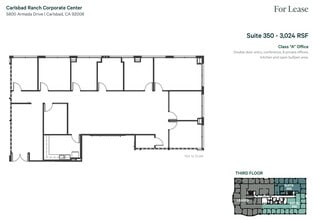 5800 Armada Dr, Carlsbad, CA à louer Plan d’étage– Image 1 sur 2