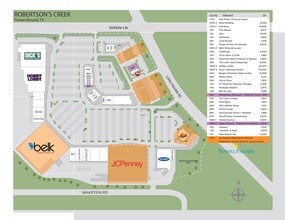 6163 Long Prairie Rd, Flower Mound, TX à louer Plan de site– Image 1 sur 1