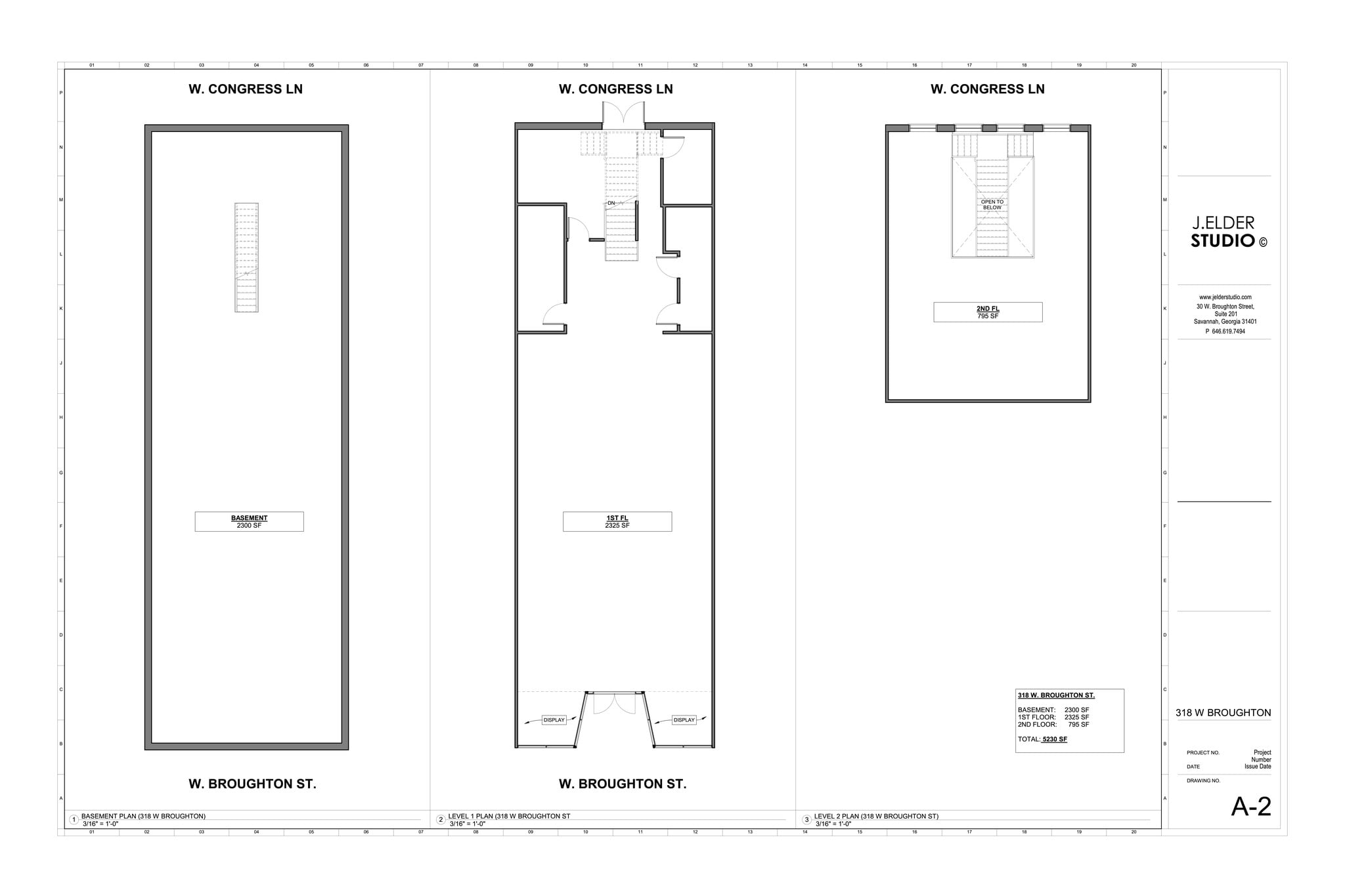 318 W Broughton St, Savannah, GA à louer Plan de site– Image 1 sur 1