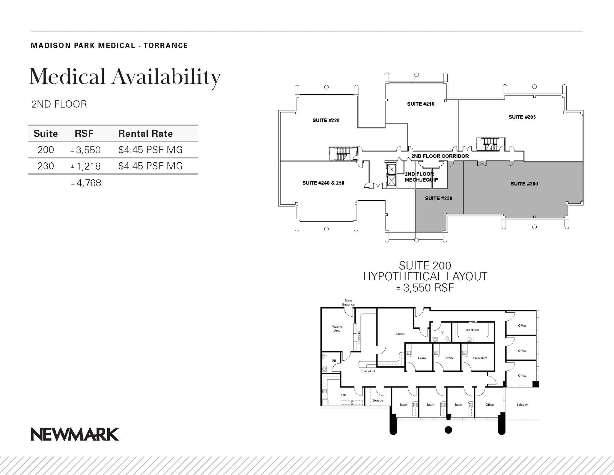3525 E Pacific Coast Hwy, Torrance, CA à louer Plan d’étage– Image 1 sur 1