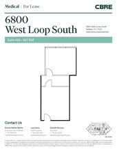4747 Bellaire Blvd, Bellaire, TX à louer Plan d’étage– Image 1 sur 2