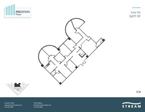 17950 Preston Rd, Dallas, TX à louer Plan d’étage– Image 1 sur 1