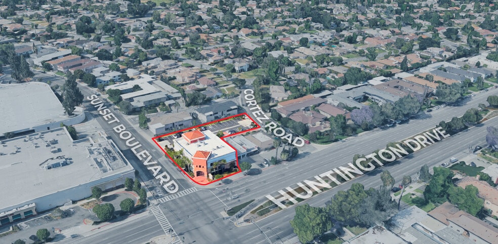 1045 W Huntington Dr, Arcadia, CA à louer - Aérien – Image 2 sur 7